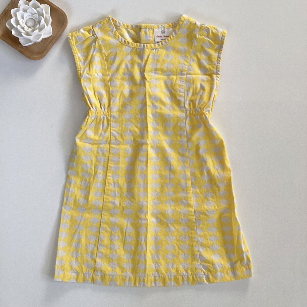 Hanna Andersson Yellow Print Dress